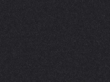 Preview: Modena 9A07 schwarzgrau – rechteckige Draufsicht auf schwarzgrauen Veloursboden als Meterware